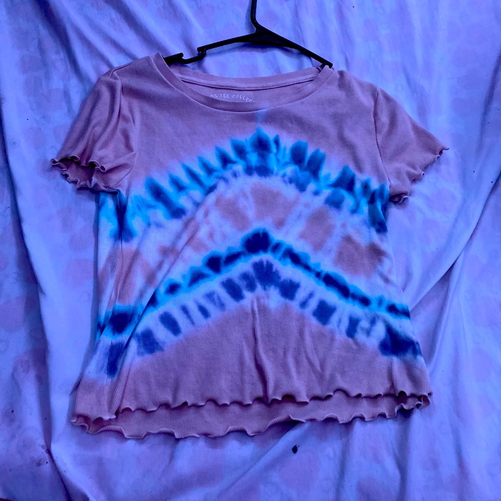 Water color crop top
